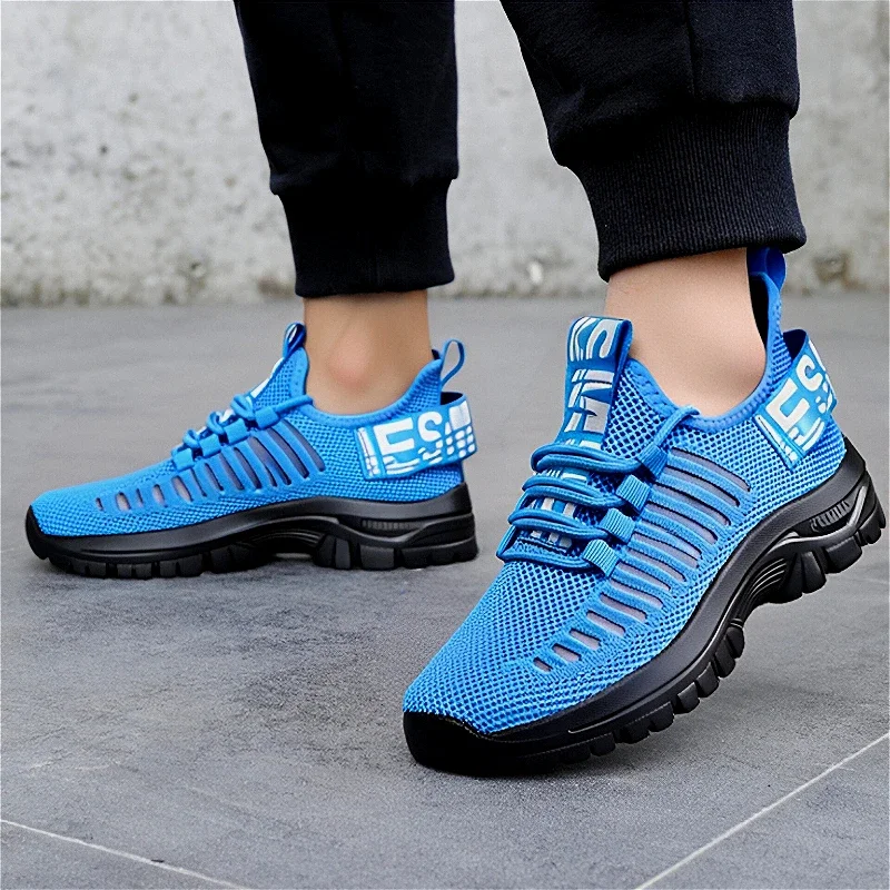Männer Laufschuhe Sommer Atmungsaktive Mesh Schuhe Trend Running Training Zeugen Sport Komfort Sport Schuhe Anti Slip Turnschuhe – Detail 6