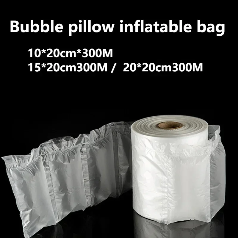 10/15/20cm*20cm*300M Bubble Pillow Air Cushion ered Air Inflation Bag Shockproof Filling Bag Express Packaging