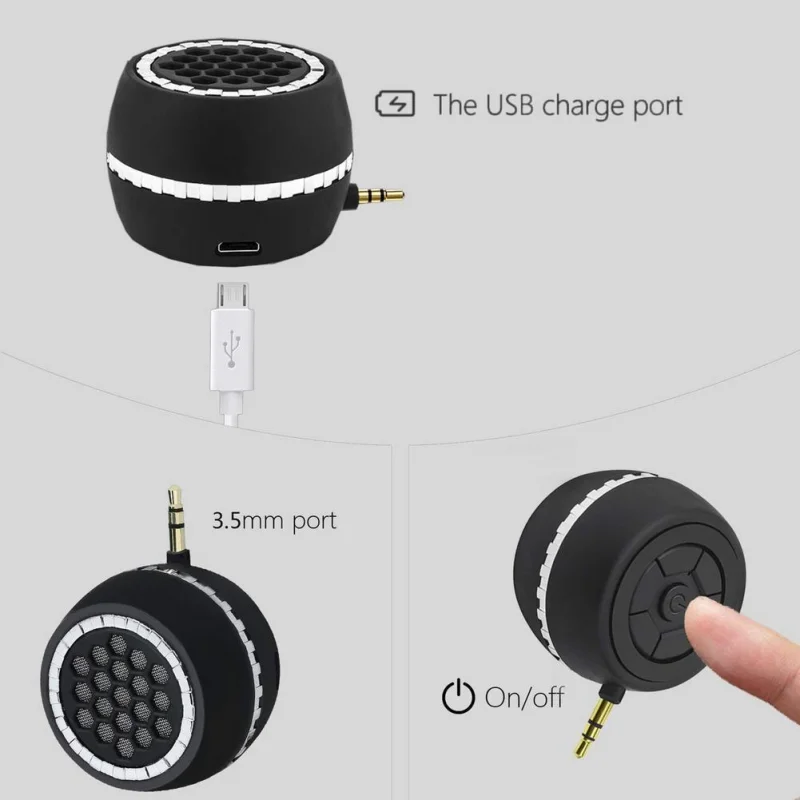 Mini Wireless Speaker Subwoofer Hifi Portable 3D Stereo Universal 3.5Mm Jack Speaker for iPhone Tablet Laptop PC for Streaming bluetooth speaker,portable speaker,mini bluetooth speaker,audio speaker,mini sound box,hifi speaker