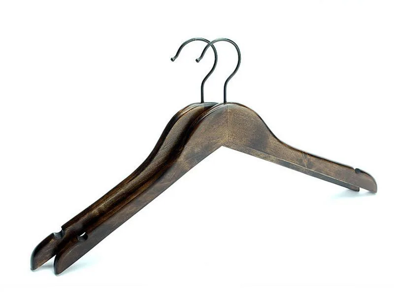 

Walnut Wood Shirts Hanger for Clothes Shop (12 pieces/ lot)