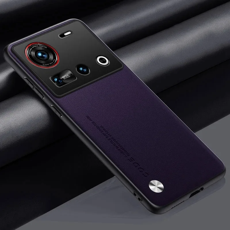 Luxury PU Leather Shockproof Phone Case with Full Protection
