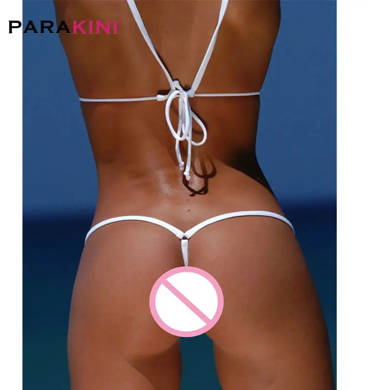 DEKA 브라질 코튼 미니 마이크로 비키니 세트 여성 극단적 인 삼각형 수영복 입욕 Beachwear Sunbath 에로틱 란제리 속옷