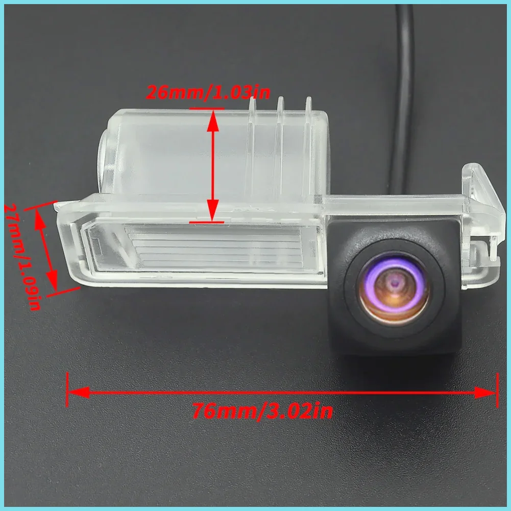 170도 AHD 1080P 자동차 후방 카메라 (폭스바겐 폴로 V 6R) / 골프 6 VI / 파사트 CC 차량용 트래젝토리/룰러 AHD 720P