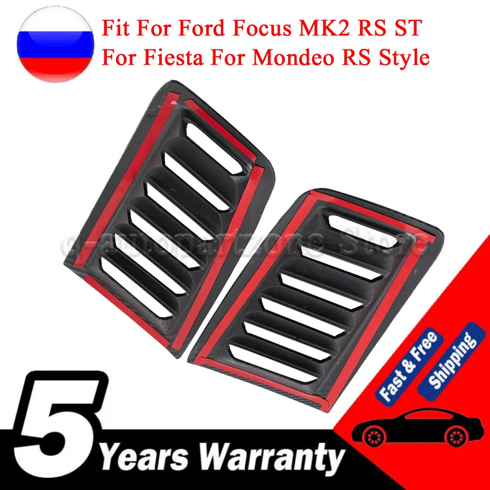 Per Mondeo Rs Style Fit For Ford Focus Mk2 Rs St Per Fiesta Cofano Motore Anteriore Cofano Prese D'Aria Cofano Universale