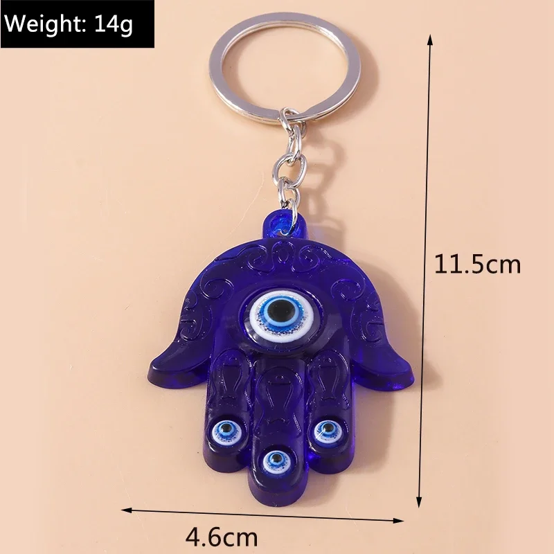 Böhmischer türkischer Lucky Evil Eye Schlüsselanhänger, handgefertigtes Perlenarmband, Schlüsselanhänger für Frauen und Mädchen, Handtaschenanhänger, DIY-Schmuck, Geschenke – Detail 13