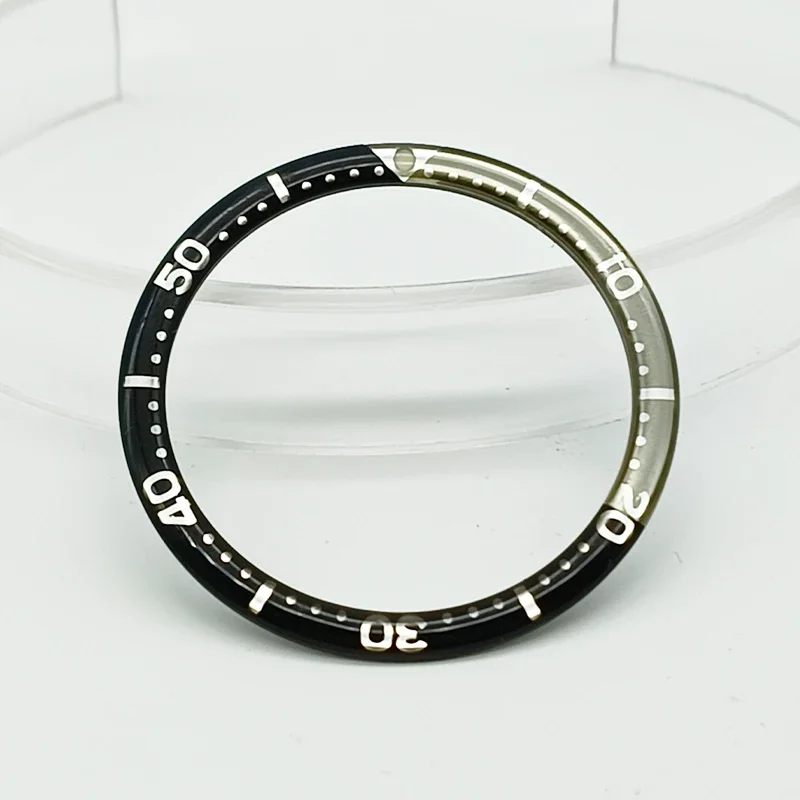 38mm Resin Watch Bezel Insert for Diver Watch Case, 38x31.5mm Bezel Ring Parts
