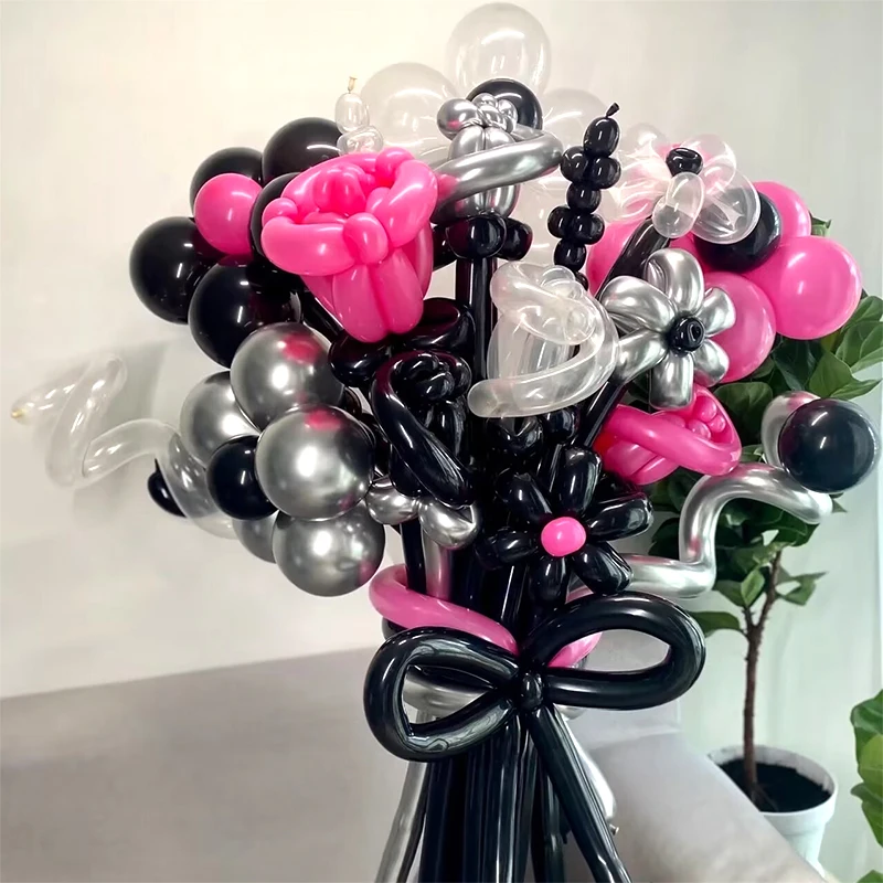 50Pcs 30cm Magie Lange Latex Ballons Bunte DIY Twist Tier Blumen Ballon Für Hochzeit Geburtstag Party Decor Globos kinder Spielzeug – Detail 5