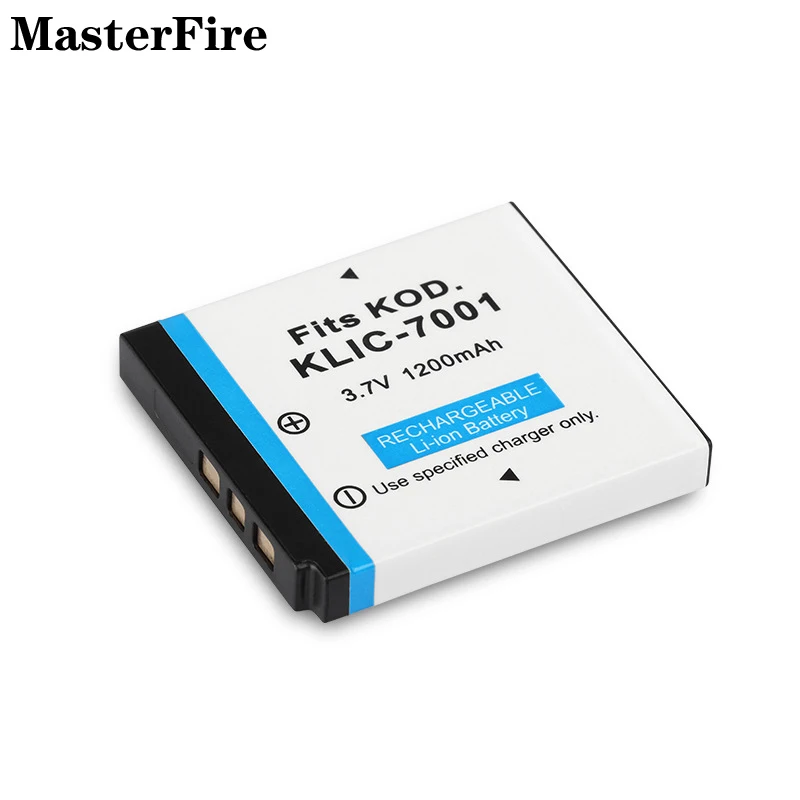 

10PCS 3.7V 1200mah Rechargeable Li-ion Battery KLIC-7001 K7001 for Kodak EasyShare V705 M340 M853 Zoom M1063 M320 V550 Batteries