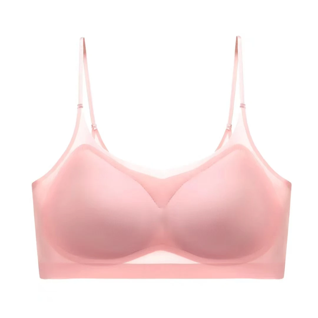 Women's Padded Bra T Shirt Underwired Support Bra Balcony Seamless Full Cup Comfort Bra