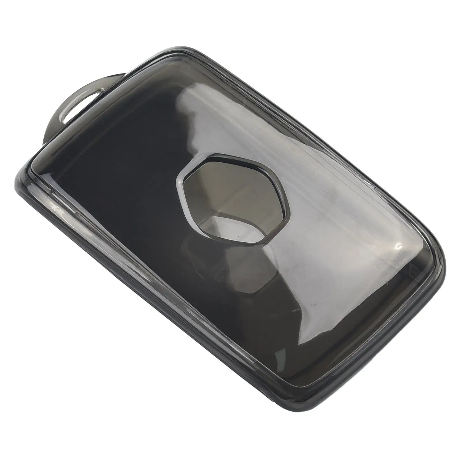 1Pc Key Case Keyless Per Renault Koleos Kadjar Captur Kiger Nero Trasparente Car Key Fob Case Cover Car Key Parte Protettiva