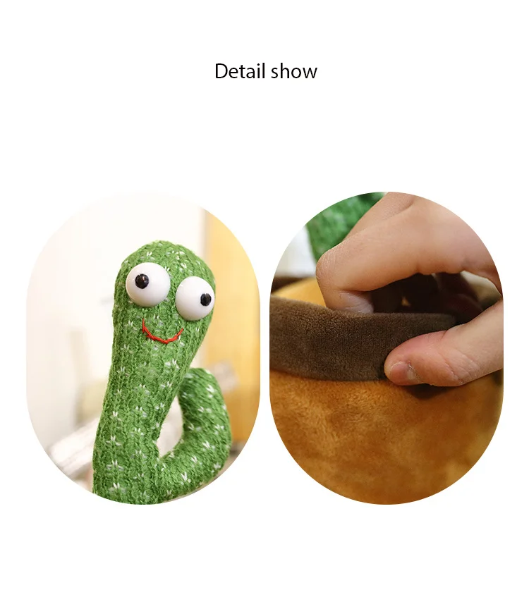 Lovely Talking Toy Dancing Cactus Doll Speak Talk Sound Record Repeat Toy Kawaii Cactus Toys Children Kids Education Toy Gift miniature horse figurines