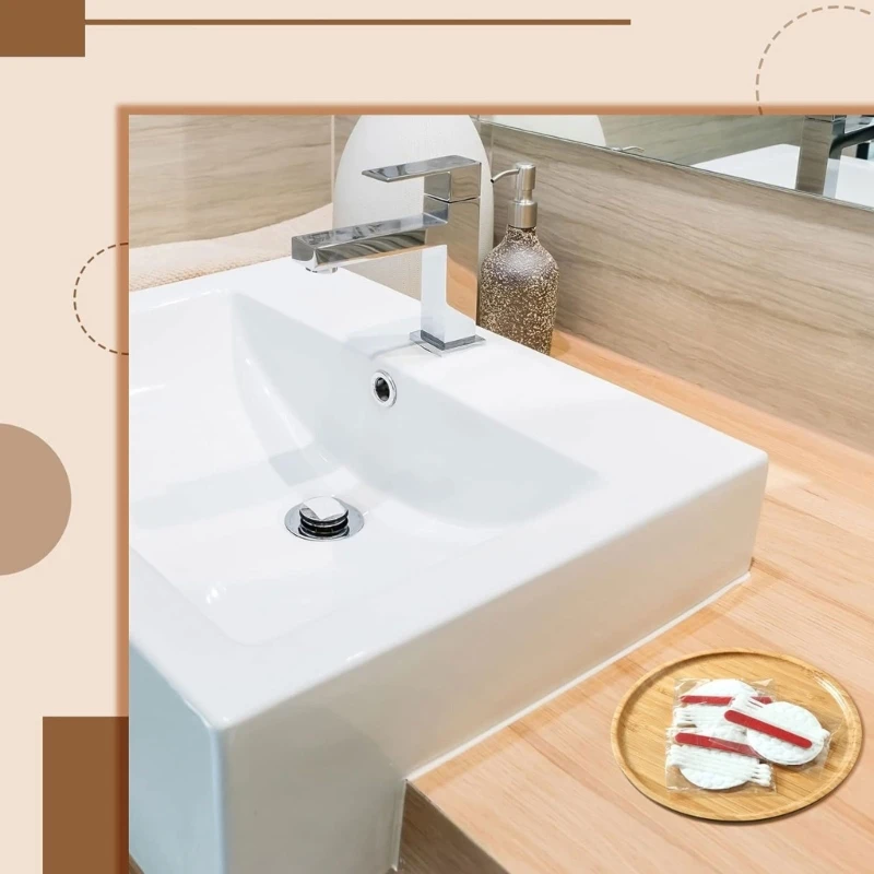 100Pcs/set Hotel Vanities Kits Travel Friendly Hotel Care Set Cotton Swabs cotton swab box
