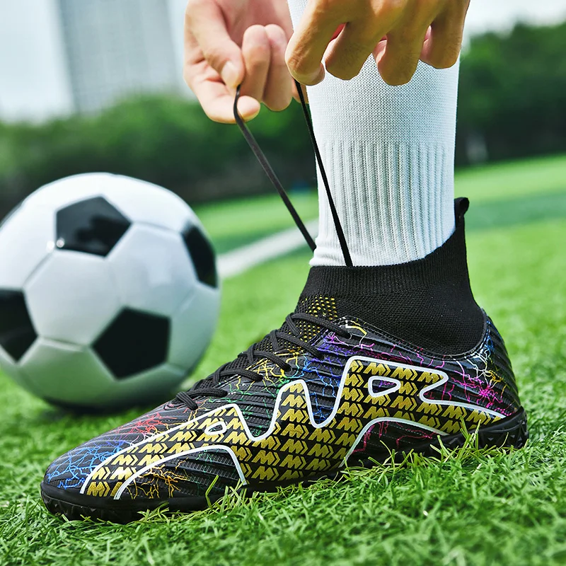 المراهقين أحذية كرة القدم للرجال عدم الانزلاق AG/T...