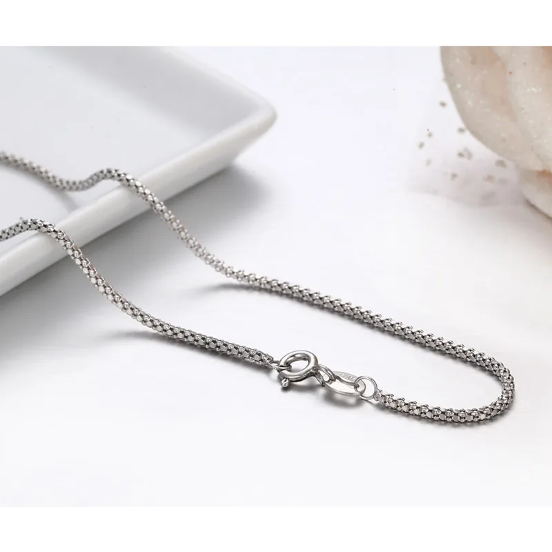 In Stock]Real S925 Sterling Silver Chopin Long Chain Fine 1.2-2.5mm Spiga/Wheat Chain Necklace All Inch Stamped Italy I.504367878
