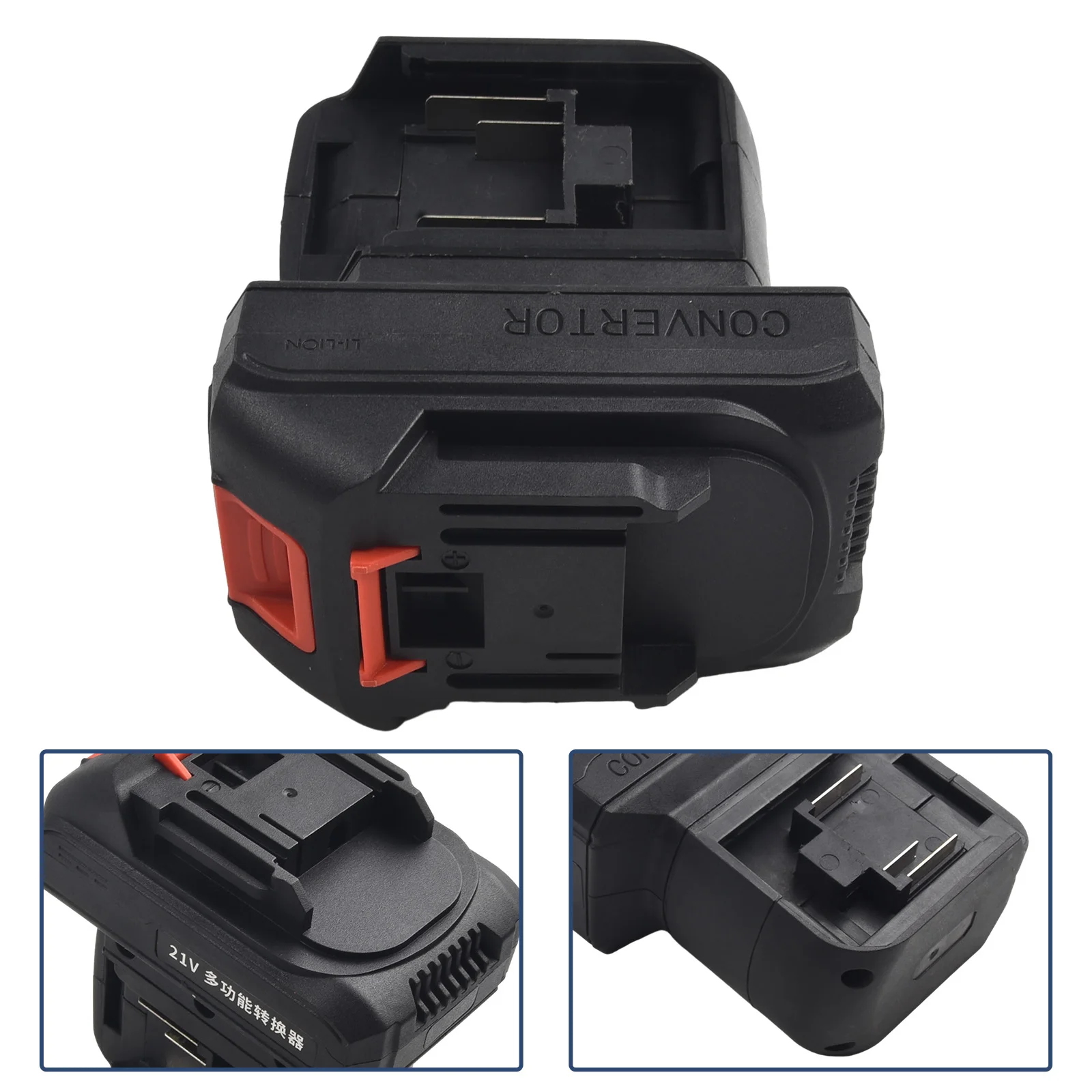 2 In 1 Maximize Your Tools' Potential With Our-Dual Battery Converter For Makita Unleash The True Power Of Your Tools 4000w peak car power inverter converter dc 12v to ac 110 220v transformer dual usb voltage modified sine wave auto car inverter