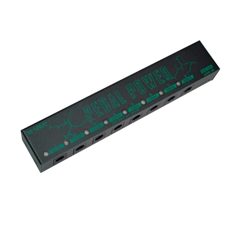 M-vave Guitar Effect Pedal Power Supply 8 Isolated DC Outputs/ 5V USB Output for 9V Protection Guitar Accessories
