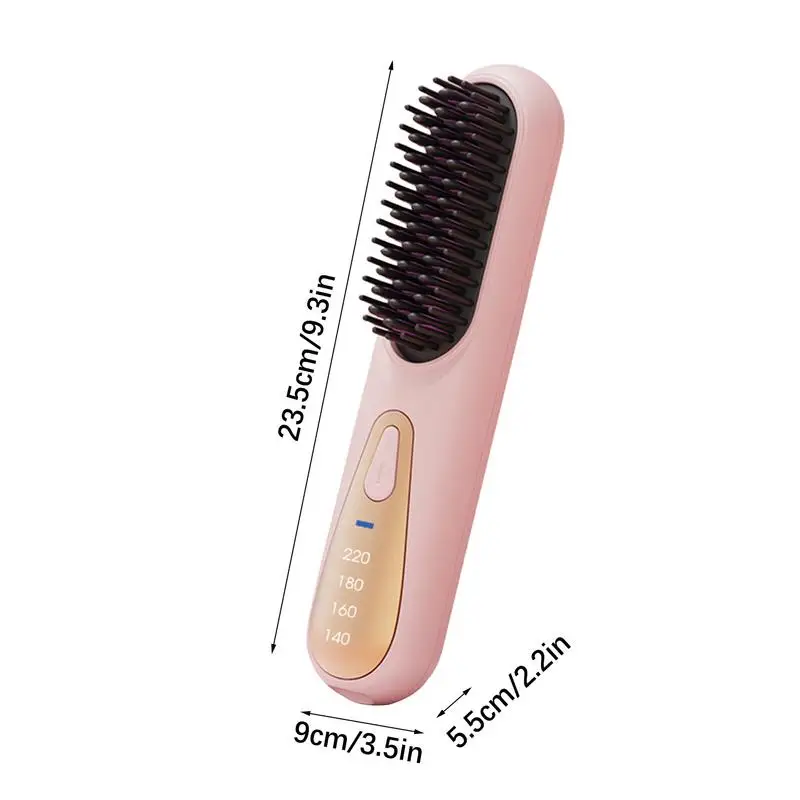 Hair Straightener Brush Styling Straightening Smoothing Comb Hair Straightener Heat Pressing Combs for Women Girls Family