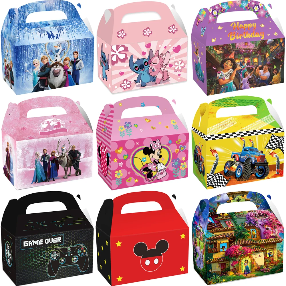 DisneyGiftBoxKidsPartyDecorationsBabyShowerPaperAnimeCandy