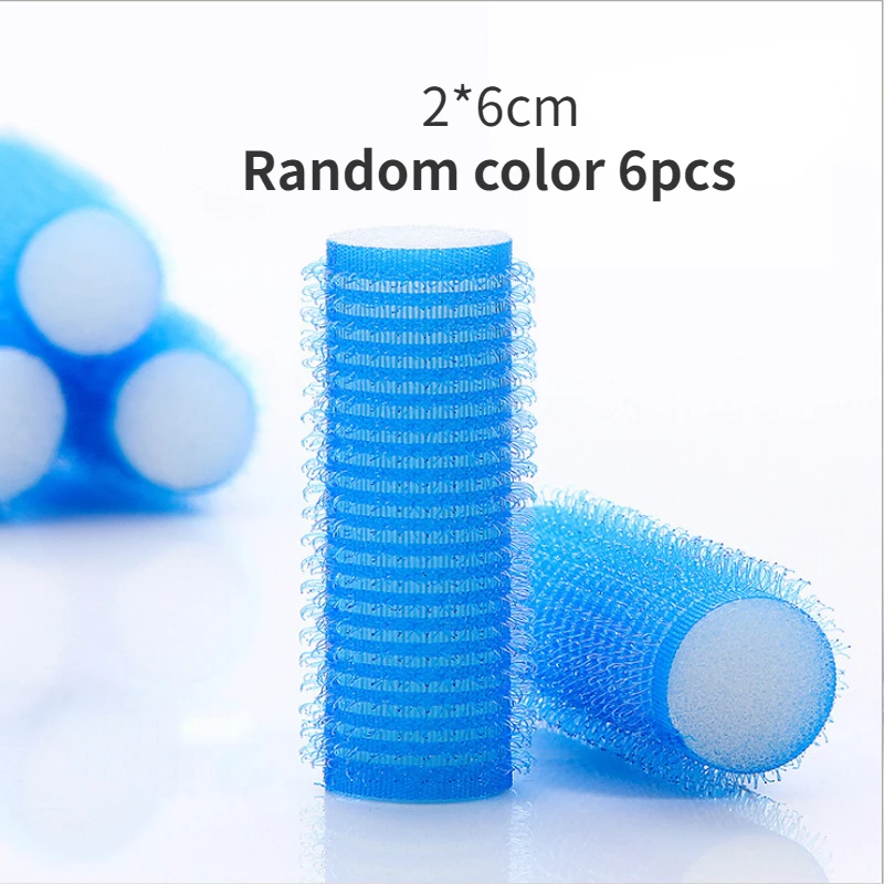 1/6Pc/set No Heat Self-adhesive Hair Curler Hair Roller Set Self Grip Heatless Curling Hairdressing Styling Tool Multi Sizes New