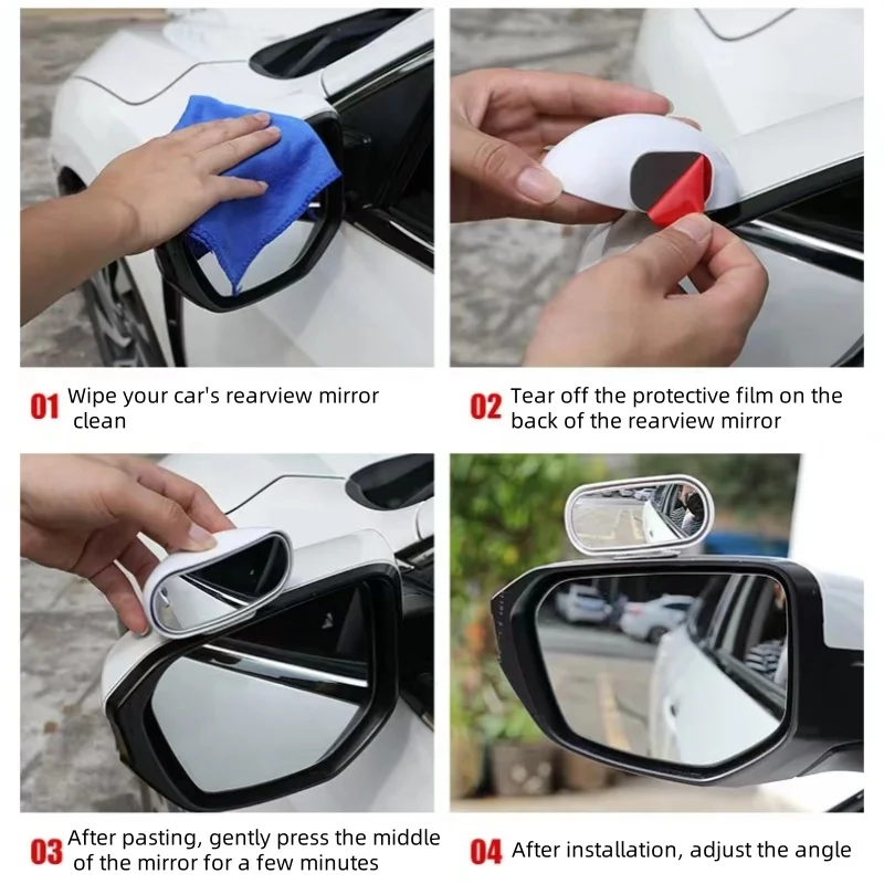 360 &deg; adjustable interior rearview mirror wide-angle high-definition blind spot mirror baby observation mirror car accessories blind spot mirror,wide angle mirror