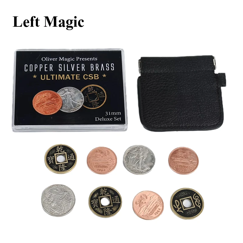 Silver Copper Magic Coin Copper Silver Brass Copper Magic Props