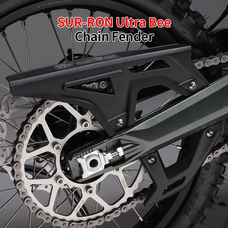 Per Surron Ultra Bee Chain Guard Chain Fender Assemblaggi Kit Set Cintura Originale Off-Road Dirtbike Accessori Originali Sur-Ron