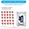 12-16L/H Stainless Steel Hard Ice Cream Machine Gelato Machine Batch Freezer Commercial 3
