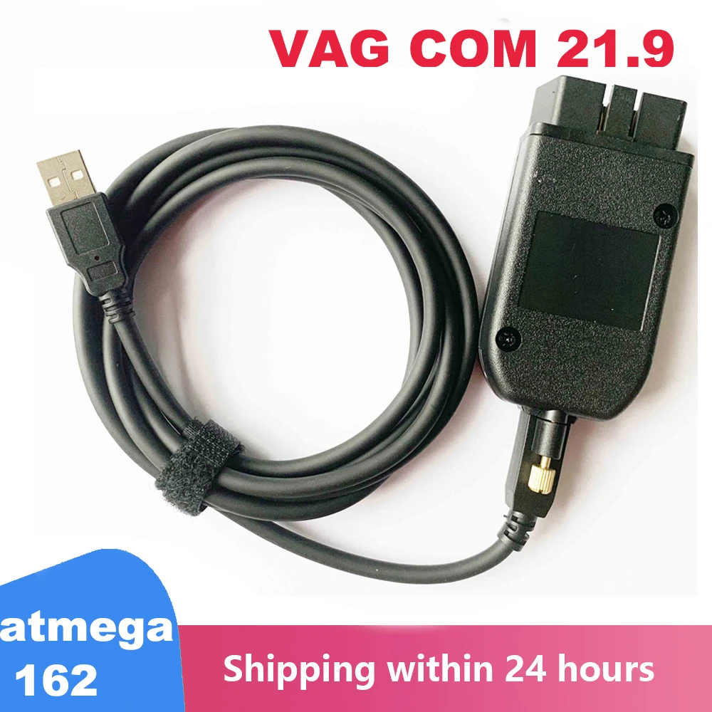 VAG COM 21 9 VAGCOM 3 HEX V2 шестигранный кабель для VW AUDI Skoda Seat ATMEGA162 + 16V8 FT232RQ многоязычный |