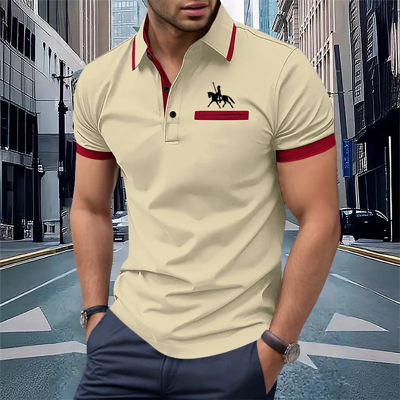 Breathable Summer Casual Polo Shirt 4