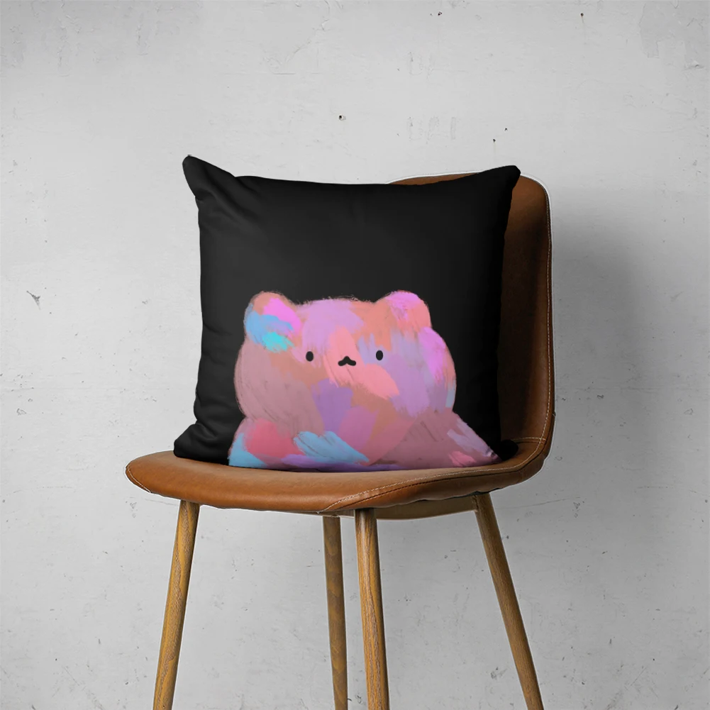 

FROG PILLOW 031 Customizable Bedroom Bed Sofa Hotel Car Lumbar Pillow Fashion Decorative Cover