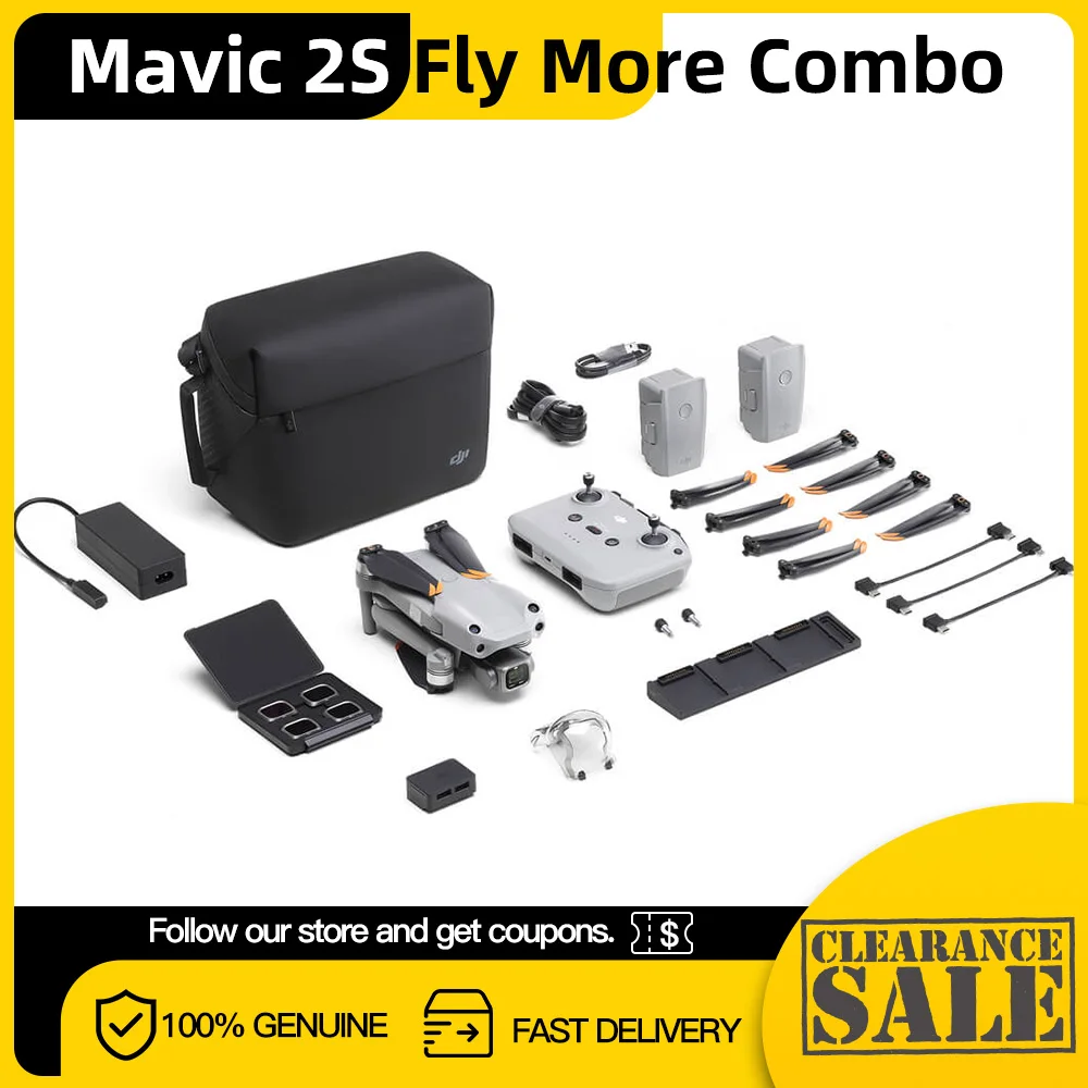 DJI Mavci Air 2S 플라이 모어 콤보 CMOS 센서, 5.4K UHD 비디오 카메라, 전문 사진 쿼드콥터 드론 VS MAVIC AIR2