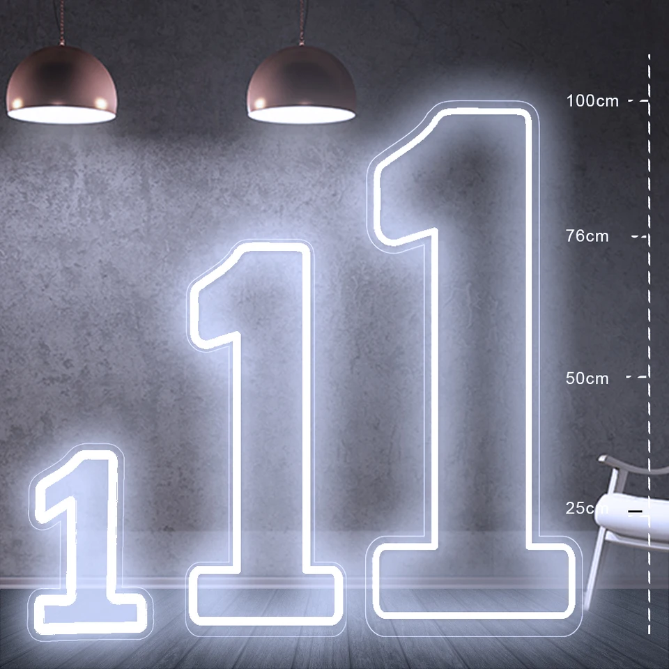 Insegna al neon con scritta Happy Birthday, 40 x 30 cm, per Insegna al neon con scritta Happy Birthday, 40 x 30 cm, per