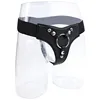 Leather Bondage Harness Dildo Pants Strapons For Women/Men Gay Lesbian Strap On Adult Games BDSM Chastity Panty Erotic Sex Toys 1