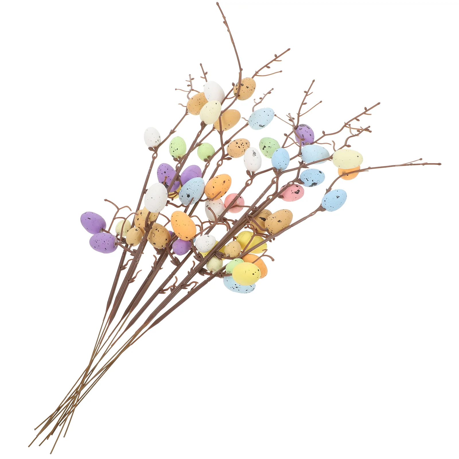 

Easter Egg Flower Branches Artificial Easter Spray Picks Colorful Spring Berries Stems