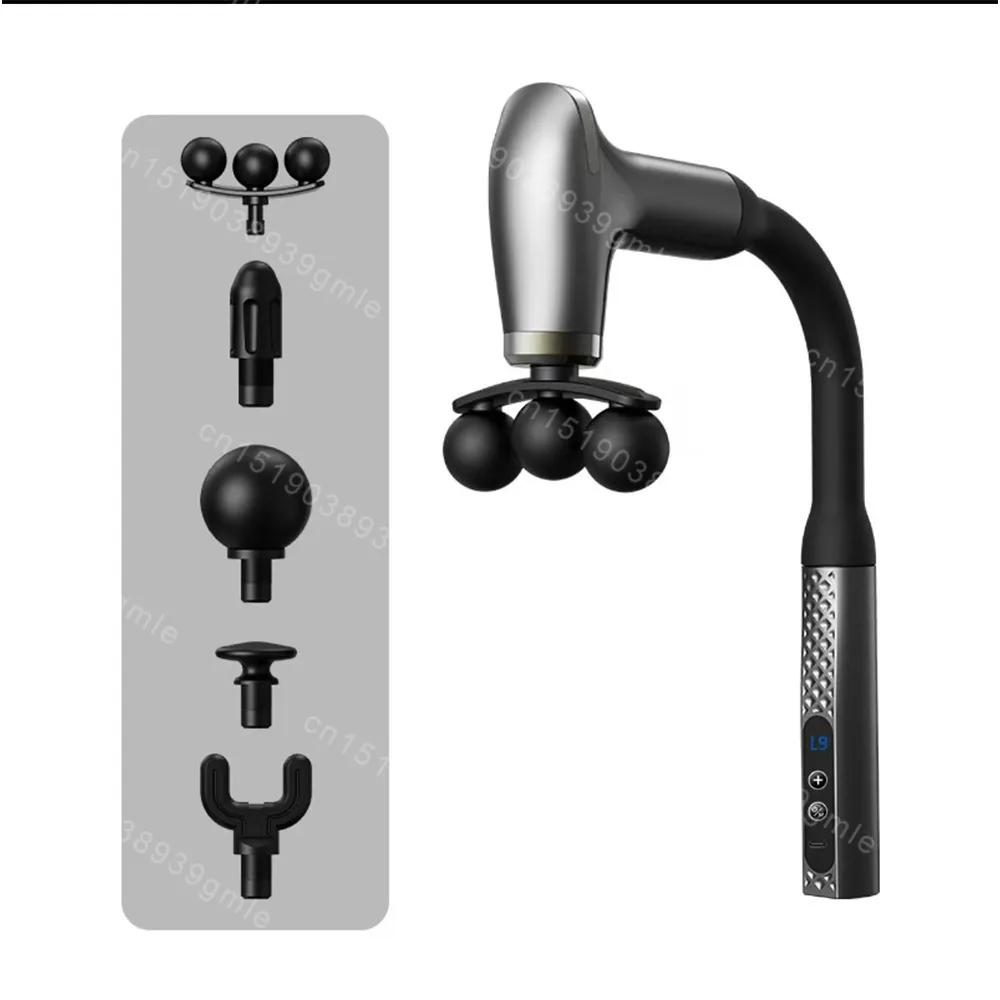 2025 New Smart Fascia Gun Electric Massager Massage Hammer Electric Fascia Gun Home Handheld Hammer Back Artifact Christmas Gift