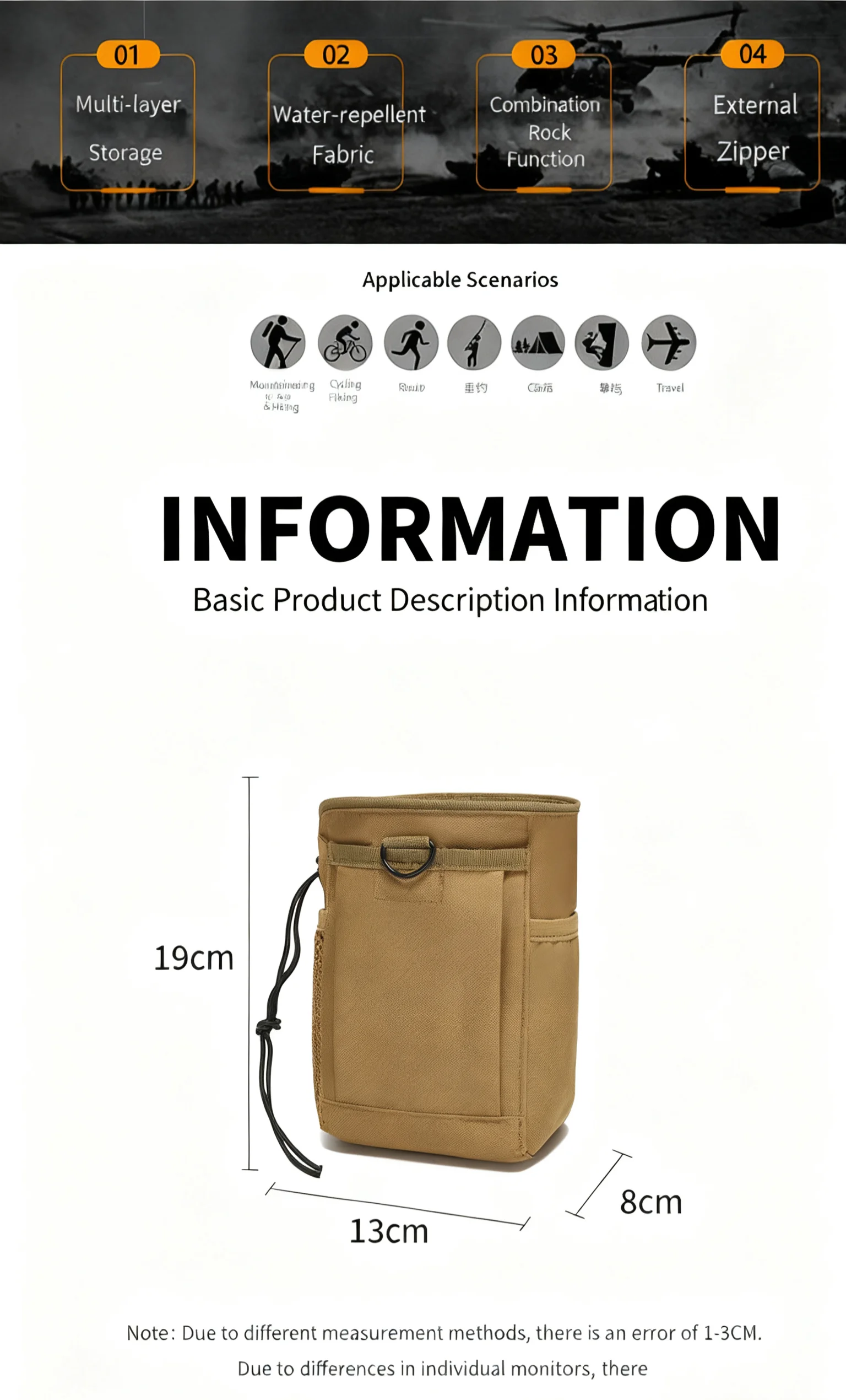 Camo Tactical Dump Pouch 4