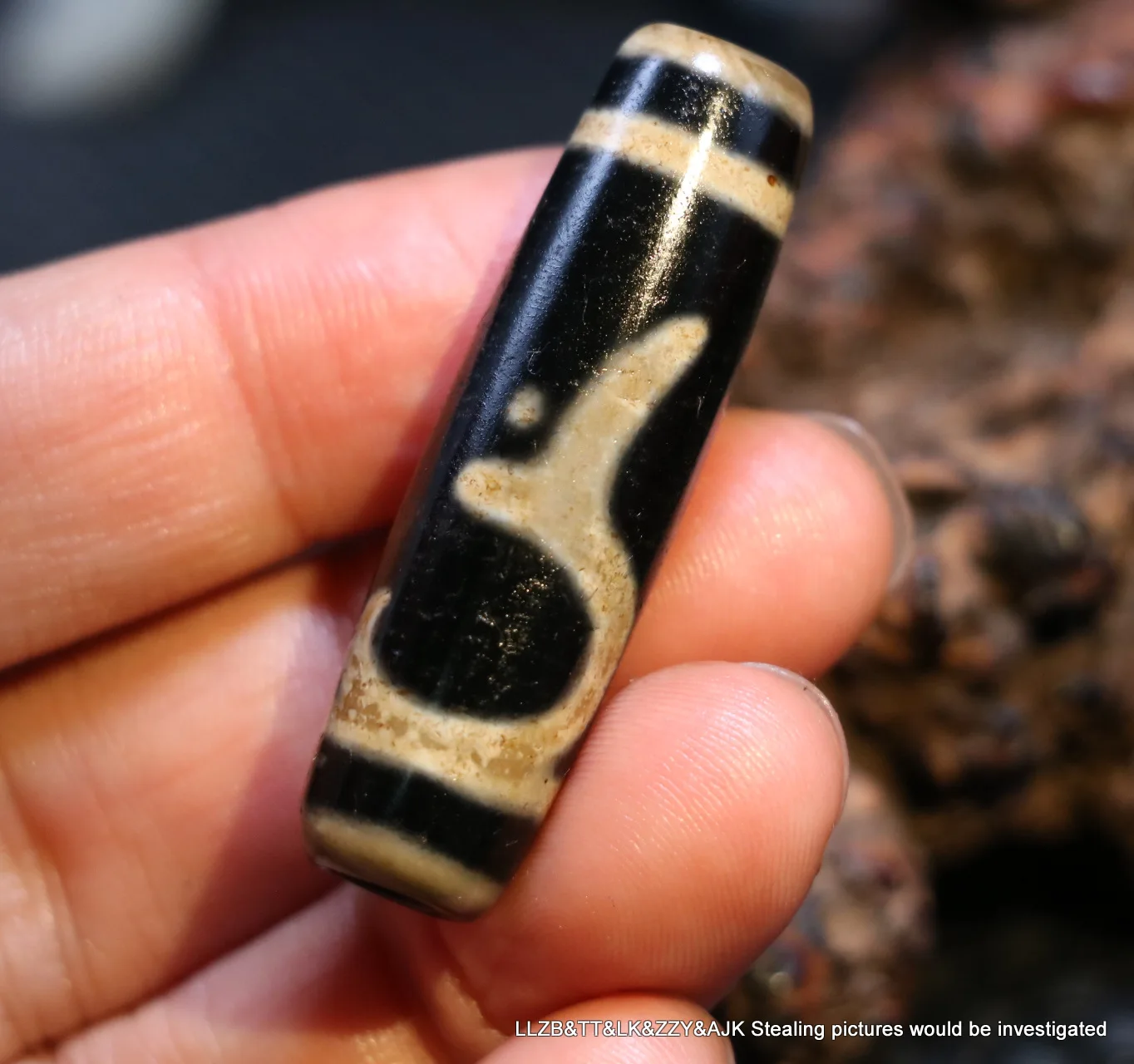 

Волшебная энергия Тибетский Старый Агат Денежный крючок богатый символ бусины дзи Амулет подвеска Talisman UPD220102A15