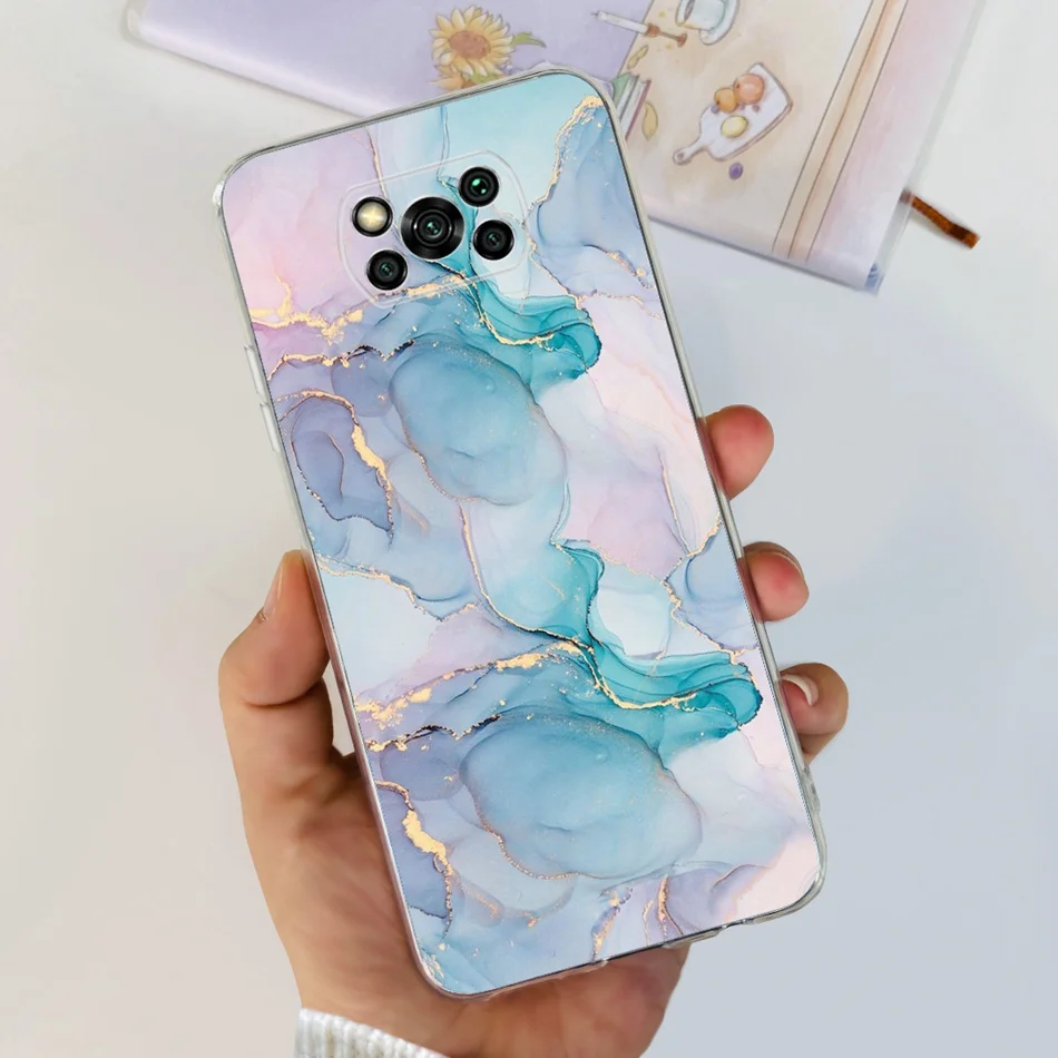 Cute Painted Soft Silicone TPU Bumper Phone Back Cover