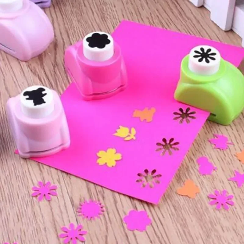 Kid Child Mini Printing Paper Hand Shaper Scrapbook Tags Cards Craft DIY Punch Cutter Tool 16 Styles