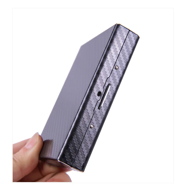 Sealed Aluminum alloy Cigarette Box 20 pack large capacity Lightweight Version portable Business Cigarette case Smoking Gadgets