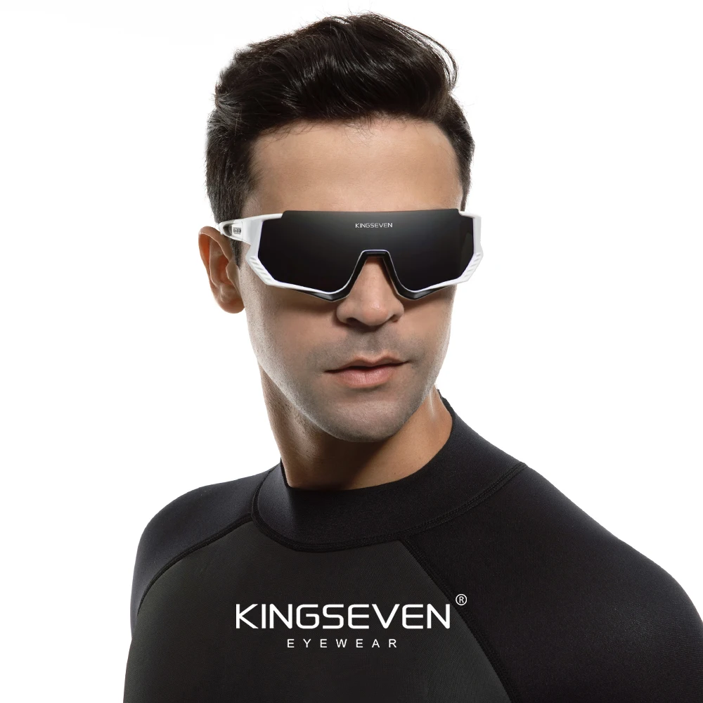 KINGSEVEN Ŭ ۶   Mtb  Ȱ UV400   ȣ Ȱ Photochromic Bike Goggles