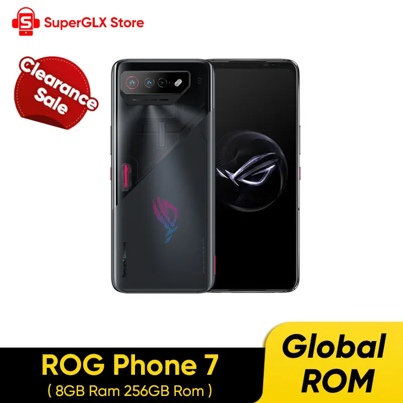 ROG　Phone　７ Snapdragon 8 Gen 2 ASUS ROG Phone 7 5G Dual SIM 512GB 16GB RAM Factory Unlocked