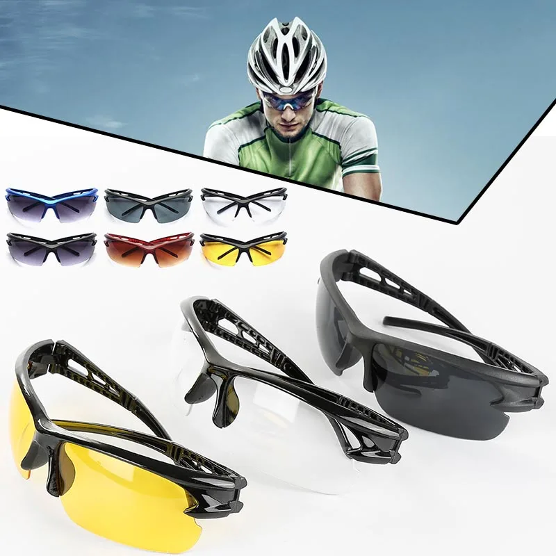  Men's Sports Sunglasses Road Cycling Mountain Biking Safety Glasses Bike Sunglasses 