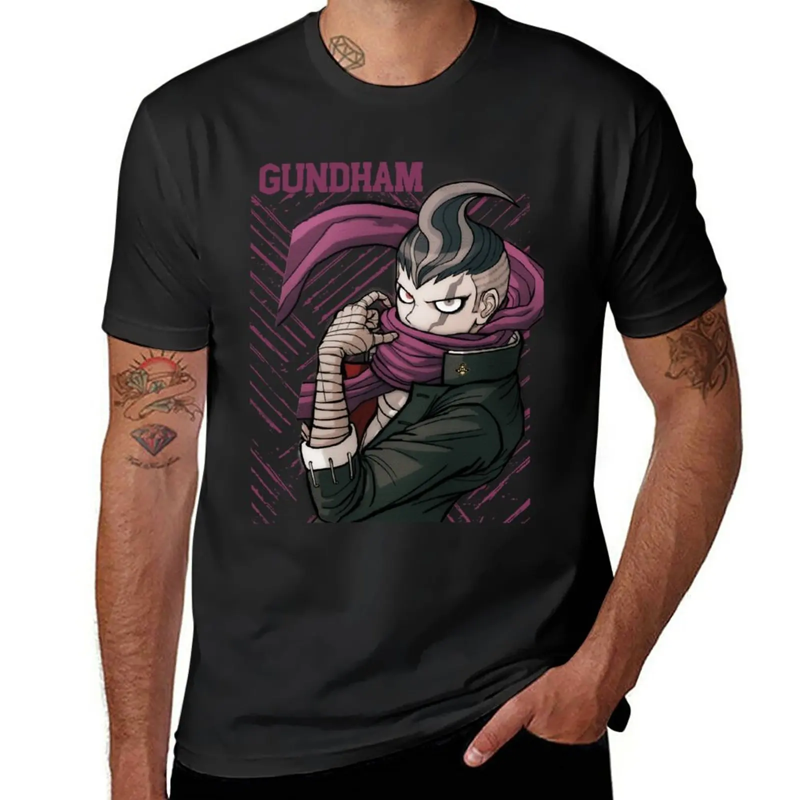 

New gundham tanaka T-Shirt cute tops summer top t shirt man T-shirt short mens t shirts casual stylish