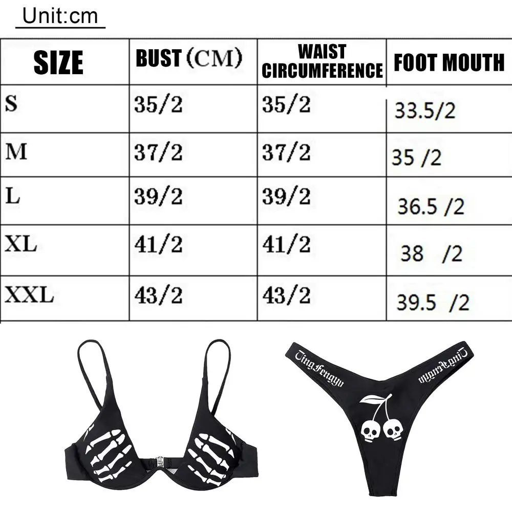 Women's Gothic bikini set - all variants