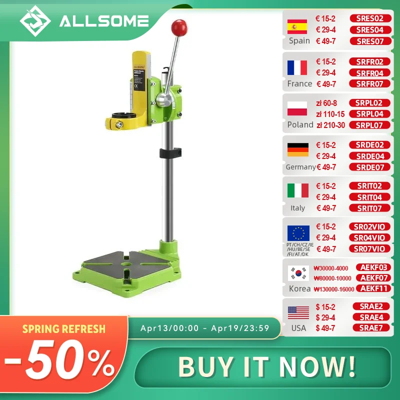 ALLSOcler-Support de presse pour perceuse, mini perceuse électrique, prompt ket