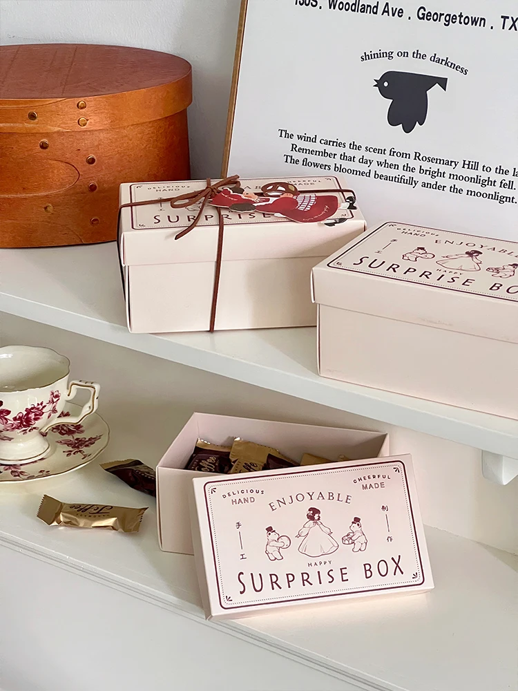 Children's Day Paaging Box een Bean Cake Pine ortcake Mado Kuan Cookie Biscuit Candy Gift Box Kitchen Cooking