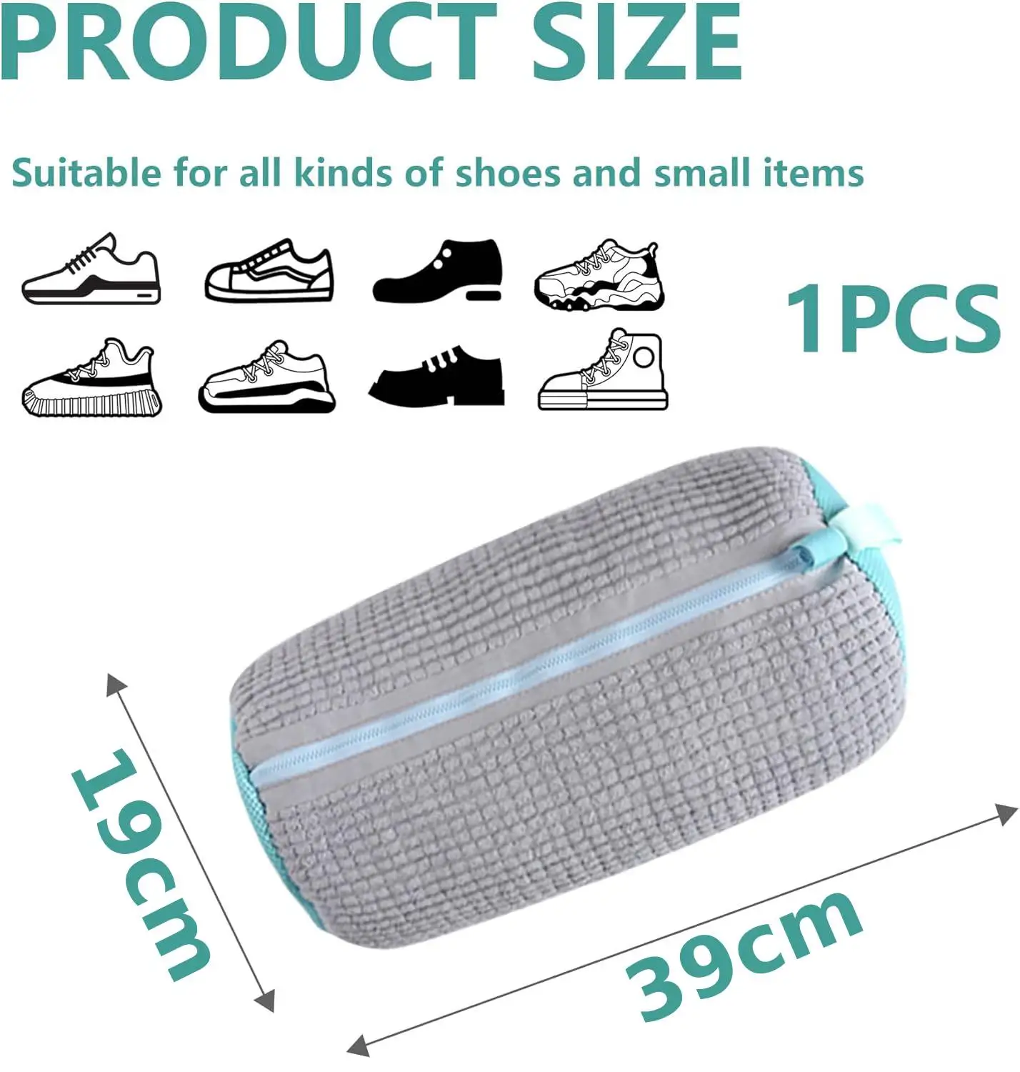 Shoe Washing Bag Reusable Laundry Shoe Bag 360&deg; Wrap-Around Cleaning for Washing Machine Washer Dryer Sneaker Gym Shoes laundry bag,shoe washing bag