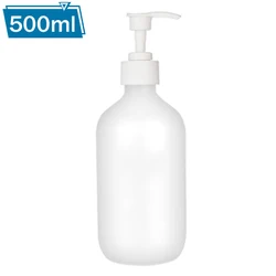 Waterproof Bathroom Sticker Set: Shampoo, Shower Gel & Lotion Labels (White)