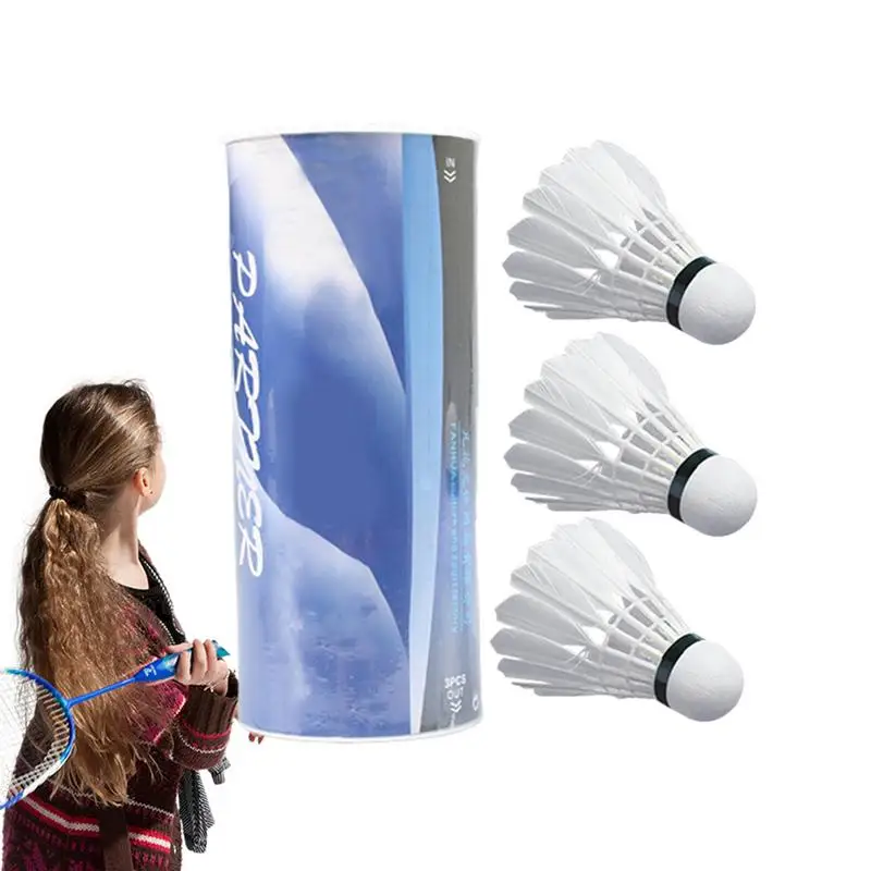 

Badminton Ball High Speed Professional Feather Shuttlecock For Indoor Professional Feather Shuttlecock For Indoor White Shuttle